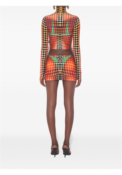 top high neck ls woman multicolor JEAN PAUL GAULTIER | 26/01-W-TO443-J042P155060